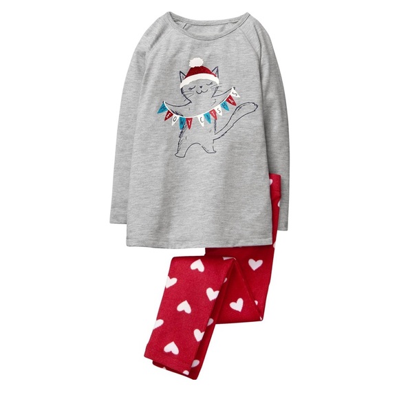 NWT Gymboree kitty Gymmies Cotton Pajamas PJ 3 8 10 Girls